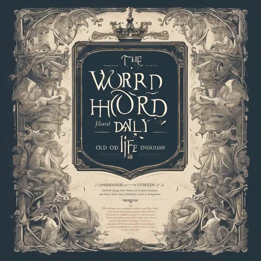 The Wordhord: Daily Life in Old English by Hana Videen