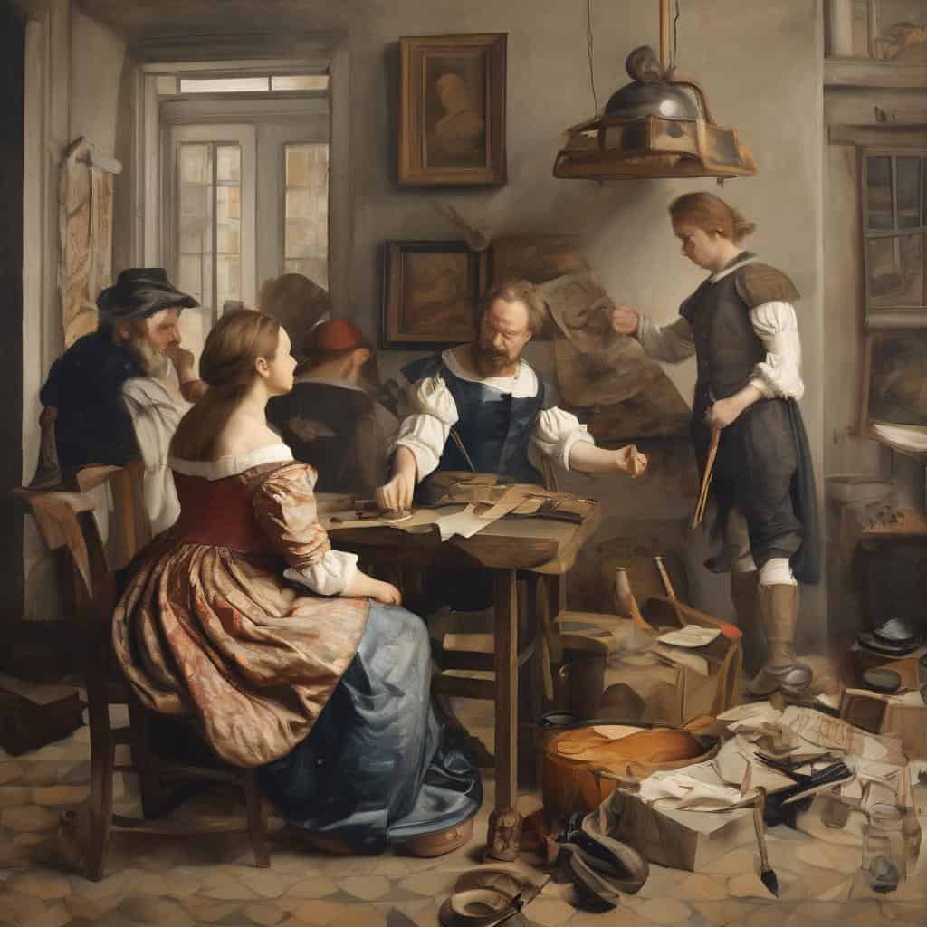 Καλλιτεχνική δημιουργία, σύγχρονη τέχνη, ιστορία της τέχνης, εκπαιδευτική διαδικασία, μεταρρύθμιση στη τέχνη, φοιτητές και καθηγητές, μαθηματά και σκετς, καλλιτεχνική εκπαίδευση, δημιουργικότητα και τέχνη.