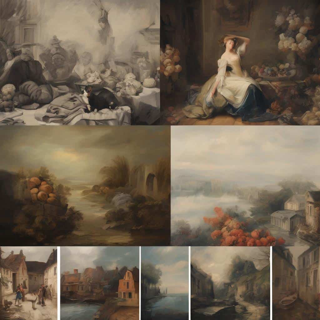 εικαστική δημιουργία και σύγχρονη τέχνη, πίνακες ζωγραφικής, καλλιτεχνική έκφραση, σύγχρονη εποχή.